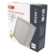 LED panel NEXXO,nadometni,  kvadratni, bel, 12,5W,nevtralno bela