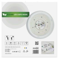 LED lubinis šviestuvas TIVI, A CLASS, apvalus, baltas, 12,5W, IP44, Neutrali balta
