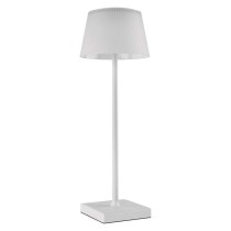 LED stalinė lempa KATIE, įkraunama, balta