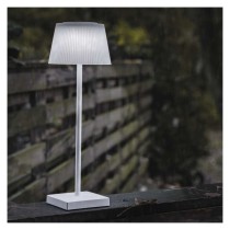 LED stalinė lempa KATIE, įkraunama, balta
