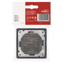 Gniazdo FRENCH z USB-A+USB-C, 3A max. IP20, antracyt