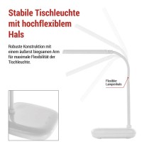 LED Schreibtischlampe MOLLY, weiss