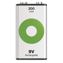 Polnilna baterija GP ReCyko 200 mAh (9V)