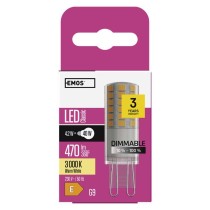 LED žarnica Classic JC / G9 / 4,2 W (40 W) / 470 lm / toplo bela / zatemnilna