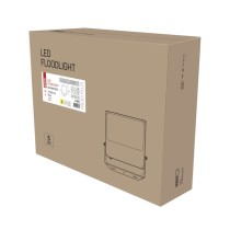 LED-prožektor ASIMO 300 W, must, neutraalne valge