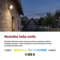 LED reflektor TAMBO EVO, 30 W, 3000 lm, IP65, čierny