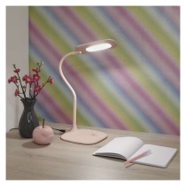 LED-laualamp STELLA, roosa