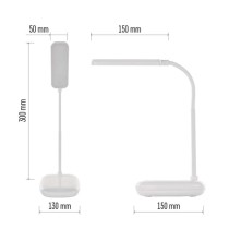 LED stolná lampa MOLLY, biela