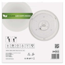 LED stropna svetilka TIVI, B CLASS, okrogla bela 8,6W, IP44, Toplo bel