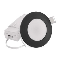 LED kohtvalgusti LORI must, ümmargune, 4,5W CCT