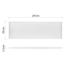 LED panel PROXO 30×120, obdĺžnikový vstavaný biely, 40W neutr. b.