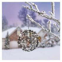 LED Weihnachtskugel – 200 LEDs, für den Außen- und Innenbereich, warmweiß