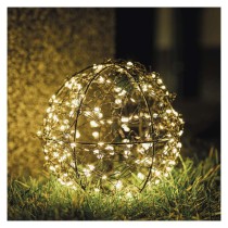 LED Weihnachtskugel – 200 LEDs, für den Außen- und Innenbereich, warmweiß