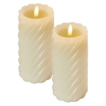 LED dekoratsioon - vahaküünal, 17 cm, 2x AAA, siseruumides, soe valge, 2 tk, taimeri