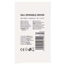 DALI toiteplokk LED-valgustitele CC 1050 mA 40W
