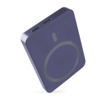Bezvadu ārējais akumulators WI 522, 5 000 mAh, 20 W, zils