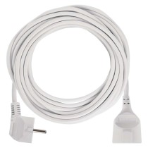 Ilgintuvas 10 m / 1 lizdas / baltas / PVC / 1,5 mm2 