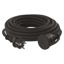 Āra pagarinātājs, 10 m / 1 kontaktligzda / melns / gumijas ‒ neoprēna / 250 V / 2,5 mm2