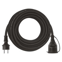 Āra pagarinātājs, 10 m / 1 kontaktligzda / melns / gumijas ‒ neoprēna / 250 V / 2,5 mm2