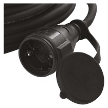 Zunanji podaljšek 30 m / 1 vtičnica / črni / guma-neopren / 250 V / 1,5 mm2
