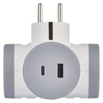 #PISTIKUPESA 2×, 1×USB-A (QC 20 W) + 1×USB-C (PD 2