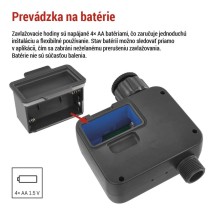 Časovač zavlažovania GoSmart, Bluetooth 5.0, 1 výstup