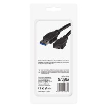 Laadimis- ja ühenduskaabel USB-A 3.0 / micro B 3.0, 1 m, must