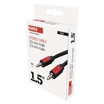 JACK kábel 3,5mm stereo, vidlica - 3,5mm vidlica 1,5m
