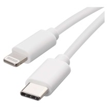 Kabel USB-C / i16P - Lightning Mfi, polnjenje, podatki, 1 m, bela