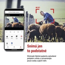 GoSmart venkovní otočná kamera IP-6000 OWL s 4G/LTE, šedá