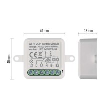 GoSmart Schaltermodul IP-2102SW, WiFi, 2-Kanal