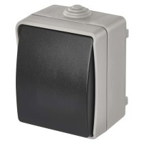 Wyłącznik natynkowy 1P IP54 szaro-czarny