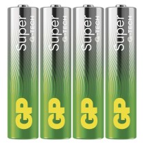 Alkalická baterie GP Super AAA (LR03), 4 ks
