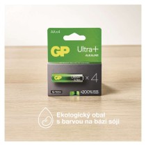 Alkalická baterie GP Ultra Plus AAA (LR03), 10 ks