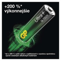 Alkalická batéria GP Ultra Plus LR6 (AA), 10 ks