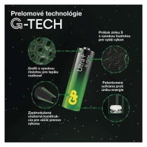 Alkalická batéria GP Ultra Plus LR6 (AA), 10 ks