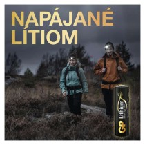 Lítiová batéria GP FR6 (AA), 2 ks