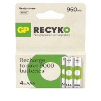 GP ReCyko NiMH Akkumulátor HR03 (AAA) 950mAh 4db