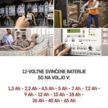 Svinčeni akumulator SLA 12V 1,3AH