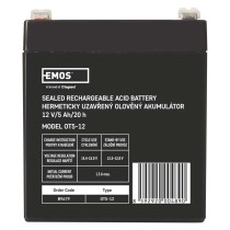 Wartungsfreier Blei-Akku 12 V/5Ah, faston 6,3 mm