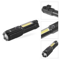 LED-es újratölthető műanyag zseblámpa P3214, 150 lm
