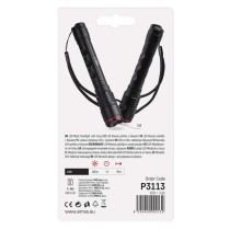 LED ručné kovové svietidlo P3113, 120 lm, 2× AAA, FOKUS