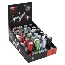 LED ručné kovové svietidlo P3848A, 50 lm, 3× AAA, 24 ks, box