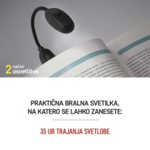 LED svetilka za branje 1 LED, 10 lm, 1× AAA