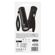 COB LED ručné kovové svietidlo P4704, 120 lm, 3× AAA