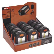 COB LED pracovné sviet. P3889, 200 lm, 3× AAA, 12 ks, box