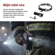 LED nabíjecí čelovka P3544, 500 lm, 120 m, Li-Ion 800 mAh