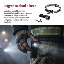 EMOS LED Fejlámpa tölthető P3544, 500 lm, 120 m, Li-Ion 800 mAh