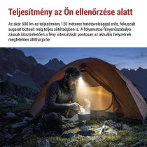 EMOS LED Fejlámpa tölthető P3544, 500 lm, 120 m, Li-Ion 800 mAh