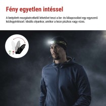EMOS LED Fejlámpa tölthető P3545, 175 lm, 50 m, Li-pol 800 mAh